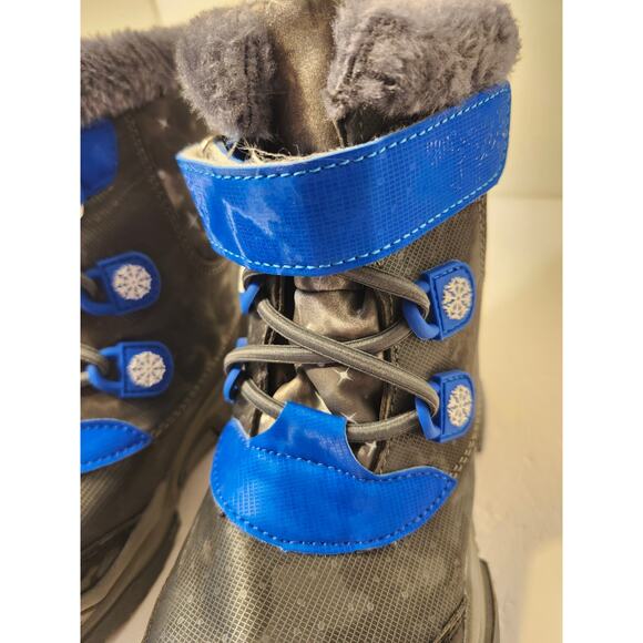 Snow Winter Boots Kids Unisex  Slip Resistant Outdoor Lined NEW Sz EU 34 US 2.5 - Picture 6 of 11